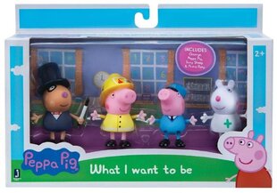 Набор фигурок Свинка Peppa Jazwares Peppa Pig 4 шт. цена и информация | Игрушки для девочек | pigu.lt