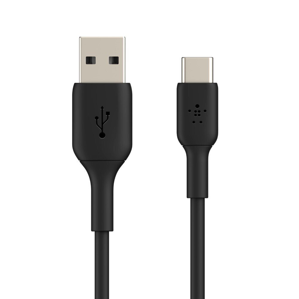 Belkin CAB001bt1MBK, USB-A/USB-C, 1 m kaina ir informacija | Kabeliai ir laidai | pigu.lt