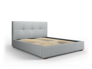 Кровать Interieurs 86 Tusson 140x200 см, светло-серая цена и информация | Кровати | pigu.lt