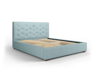 Кровать Interieurs 86 Mura 160x200 см, светло-синяя цена и информация | Кровати | pigu.lt