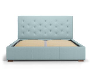 Кровать Interieurs 86 Mura 160x200 см, светло-синяя цена и информация | Кровати | pigu.lt