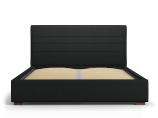 Кровать Interieurs 86 Ilena 140x200 см, черная цена и информация | Кровати | pigu.lt