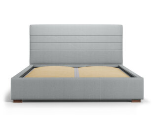 Кровать Interieurs 86 Ilena 160x200 см, светло-серая цена и информация | Кровати | pigu.lt