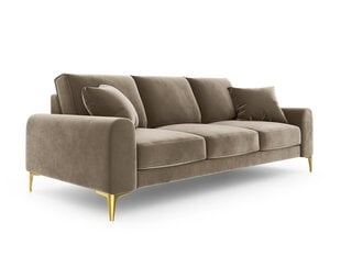 Keturvietė sofa Mazzini Sofas Madara, smėlio/auksinės spalvos kaina ir informacija | Sofos | pigu.lt