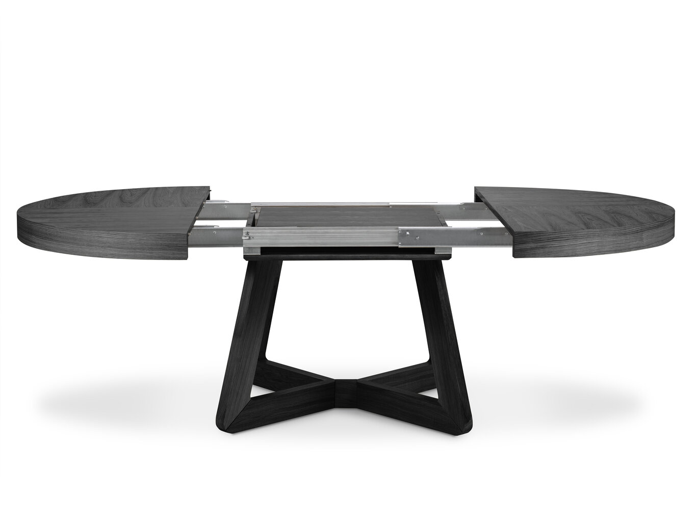 Išskleidžiamas stalas Windsor & Co Bodil, juodas kaina ir informacija | Virtuvės ir valgomojo stalai, staliukai | pigu.lt