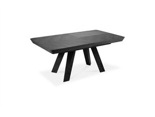 Išskleidžiamas stalas Windsor & Co Njal, juodas kaina ir informacija | Virtuvės ir valgomojo stalai, staliukai | pigu.lt