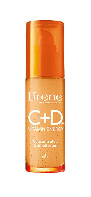 Koncentruotas serumas Lirene Vitamin C+D Energy Nourishing, 30 ml kaina ir informacija | Veido aliejai, serumai | pigu.lt