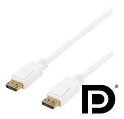 Deltaco, DisplayPort-DisplayPort, 2m kaina ir informacija | Kabeliai ir laidai | pigu.lt