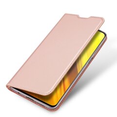 Dux Ducis Skin Pro dėklas telefonui Xiaomi Poco X3 NFC / X3 Pro, rožinis kaina ir informacija | Telefono dėklai | pigu.lt