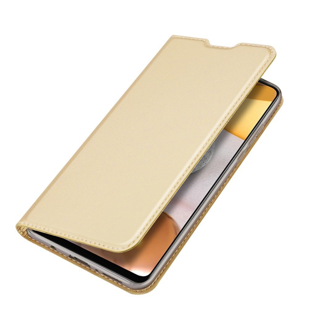 DUX DUCIS Skin Pro Bookcase type case for Samsung Galaxy A42 5G golden цена и информация | Telefono dėklai | pigu.lt