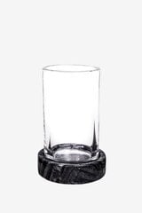 Stiklinė su padėkliuku Q-Bath Pure Natural kaina ir informacija | Vonios kambario aksesuarai | pigu.lt