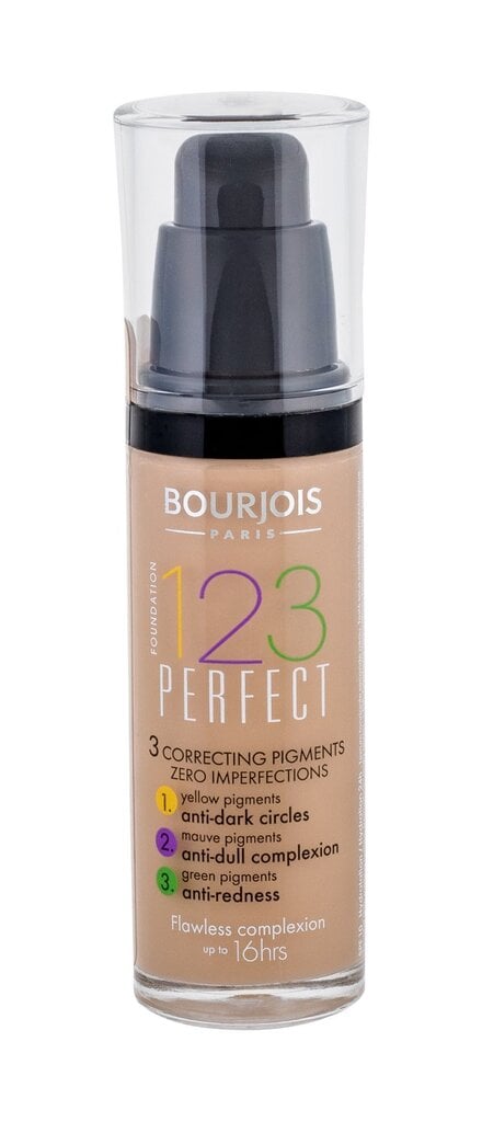 Kreminė pudra Bourjois 1.2.3. Perfect SPF10, 30 ml цена и информация | Makiažo pagrindai, pudros | pigu.lt