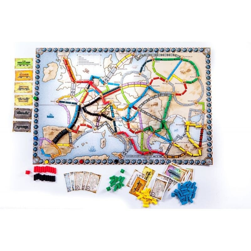 Stalo žaidimas Ticket to Ride Europe, LT, LV, EE kaina ir informacija | Stalo žaidimai, galvosūkiai | pigu.lt