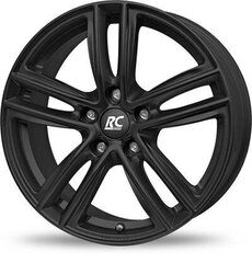 Rc-Design Rc27 Schwarz Matt Lackiert 6.5R16 5X105/39 56.6 kaina ir informacija | Ratlankiai | pigu.lt