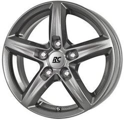 Rc-Design Rc24 Titan Metallic Lackiert 6.5R16 5X112/43 57.1 цена и информация | Литые диски | pigu.lt