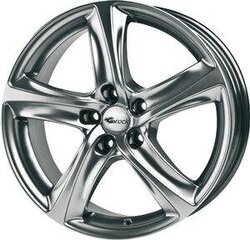 Brock ratlankiai B25 Chromsilber lackiert 6.5R15 5X112/44 66.6 цена и информация | Литые диски | pigu.lt