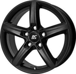 Rc-Design Rc24 Schwarz Matt Lackiert 6.5R16 4X100/48 63.4 kaina ir informacija | Ratlankiai | pigu.lt