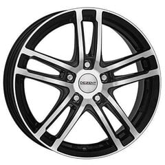 Dezent Tz Black/polished lip 6.5R16 4X108/25 65.1 цена и информация | Литые диски | pigu.lt