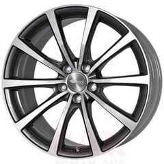 Brock ratlankiai B32 Himalaya grey front poliert 7.5R18 5X112/45 66.6 kaina ir informacija | Ratlankiai | pigu.lt