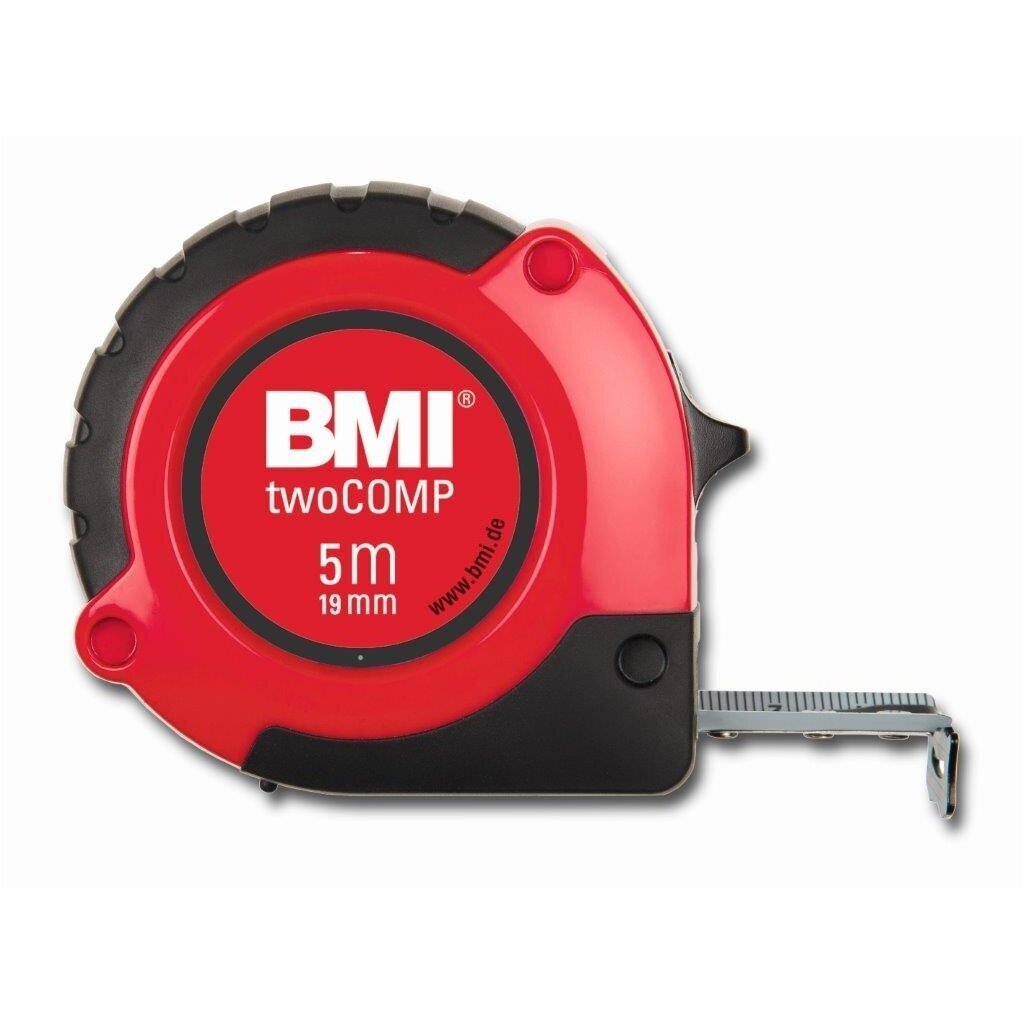 Ruletė BMI twoCOMP su magnetu (8 m) цена и информация | Mechaniniai įrankiai | pigu.lt