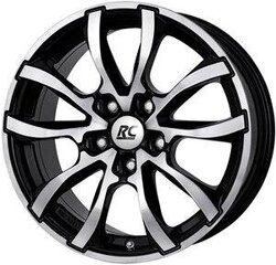 Rc-Design Rc23 Schwarz Front Poliert 7.5R17 5X112/51 57.1 цена и информация | Литые диски | pigu.lt