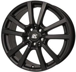 Rc-Design Rc25 Schwarz Matt Lackiert 7.5R17 5X112/56 66.6 kaina ir informacija | Ratlankiai | pigu.lt