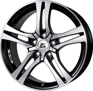 Rc-Design Rc26 Schwarz Front Poliert 7.5R17 5X112/45 66.6 цена и информация | Ratlankiai | pigu.lt