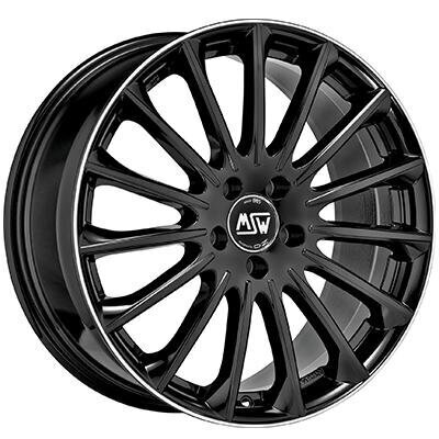 Msw 30 Gloss black diam lip 7.5R18 5X112/40 73.1 цена и информация | Ratlankiai | pigu.lt