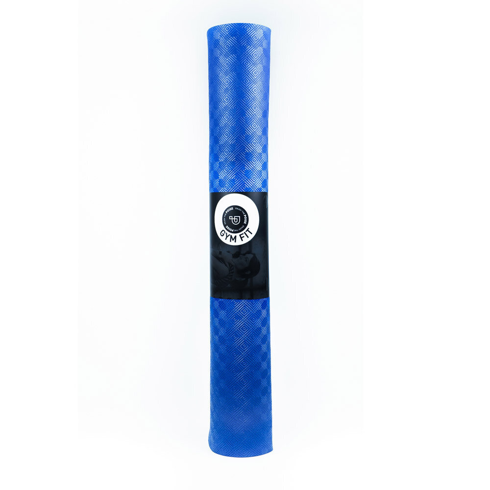 Gimnastikos kilimėlis Poise GYM LG BLUE 180x100x0,8 cm kaina ir informacija | Kilimėliai sportui | pigu.lt