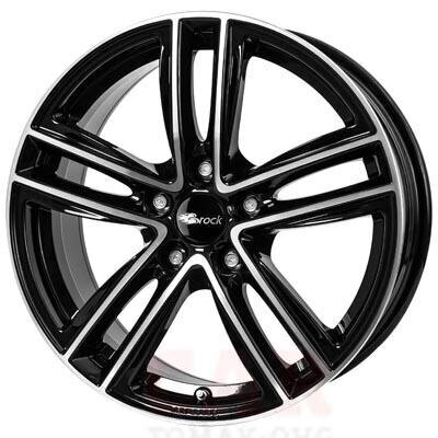 Rc-Design Rc27 Schwarz Front Poliert 7.0R18 5X114/46 67.1 цена и информация | Ratlankiai | pigu.lt