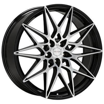 Axxion Ax9 Schwarz hochglanzpoliert 8.5R19 5X112/35 66.6 цена и информация | Ratlankiai | pigu.lt