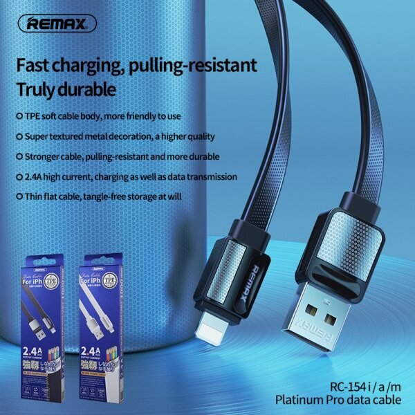 Remax Platinum Micro kabelis RC-154m kaina ir informacija | Laidai telefonams | pigu.lt