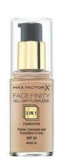 Основа макияжа Max Factor Facefinity All Day Flawless 3в1 30 мл цена и информация | Пудры, базы под макияж | pigu.lt