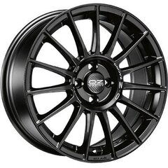 Oz Supertlm Matt Black silver lettering 8.5R19 5X112/44 75 цена и информация | Литые диски | pigu.lt