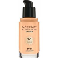 Makiažo pagrindas Max Factor Facefinity All Day Flawless 3in1, SPF20, 30 ml kaina ir informacija | Makiažo pagrindai, pudros | pigu.lt