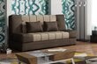 Sofa NORE Sonia, ruda/kreminė kaina ir informacija | Sofos | pigu.lt
