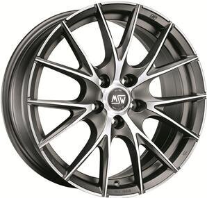 Msw 25 Matt titanium tech 8.0R18 5X120/29 72.6 kaina ir informacija | Ratlankiai | pigu.lt