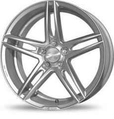 Brock ratlankiai B33 Kristallsilber lackiert 8.0R18 5X114.3/35 72.6 kaina ir informacija | Ratlankiai | pigu.lt