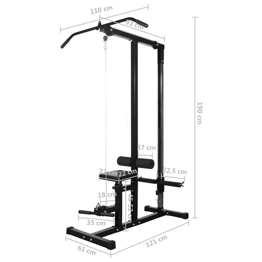 Jėgos treniruoklis su svoriais, 40 kg цена и информация | Svoriai, svarmenys, štangos | pigu.lt