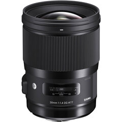 Sigma 28mm F1.4 DG HSM Art, Canon EF mount kaina ir informacija | Objektyvai | pigu.lt