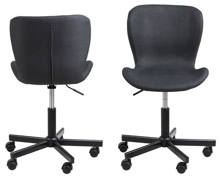 Biuro kėdė Batilda-A1, pilka kaina ir informacija | Biuro kėdės | pigu.lt
