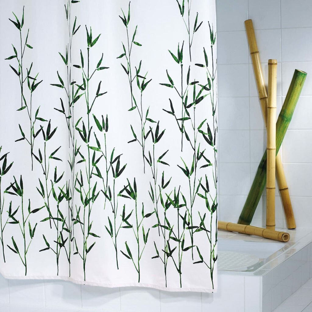 Dušo užuolaida Ridder Bambus kaina ir informacija | Vonios kambario aksesuarai | pigu.lt