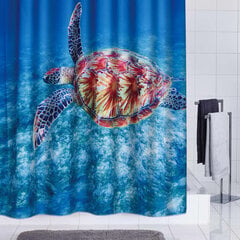 Dušo užuolaida Ridder Turtle, 180x200 cm kaina ir informacija | Vonios kambario aksesuarai | pigu.lt