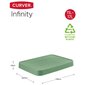 Curver Infinity daiktadėžės su dangčiais, žalios kaina ir informacija | Daiktadėžės | pigu.lt