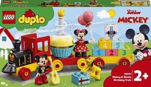 10941 LEGO® | Поезд ко дню рождения Микки и Минни Диснея цена и информация | Конструкторы и кубики | pigu.lt