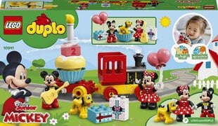 10941 LEGO® Disney Mikio ir Minės gimtadienio traukinys kaina ir informacija | Konstruktoriai ir kaladėlės | pigu.lt