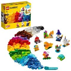 11013 LEGO® Classic Креативные прозрачные блоки цена и информация | Конструкторы и кубики | pigu.lt