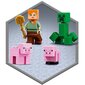 21170 LEGO® Minecraft Kiaulidė kaina ir informacija | Konstruktoriai ir kaladėlės | pigu.lt