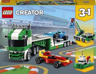 31113 LEGO® Creator Транспортер гоночных автомобилей цена и информация | Конструкторы и кубики | pigu.lt