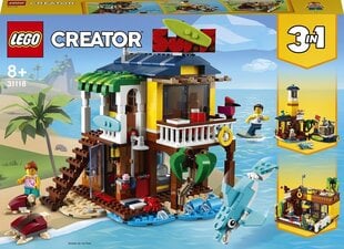 31118 LEGO® Creator Серфер пляжный домик цена и информация | Конструкторы и кубики | pigu.lt